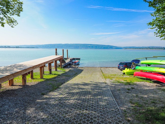 Sand campingplatz baggersee sander bayern bundesland