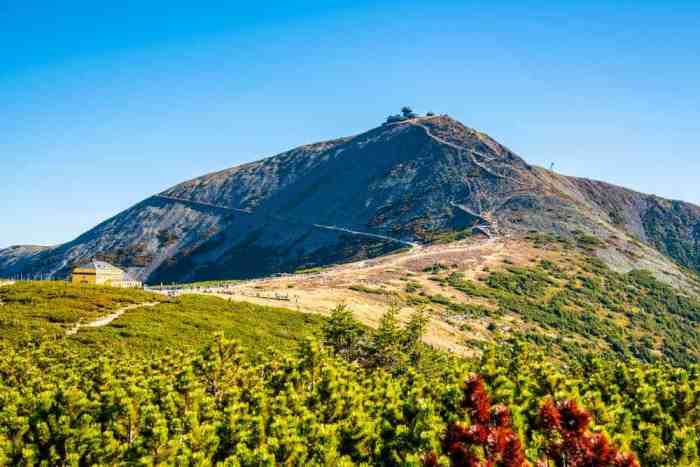 Landschaft tschechien berge riesengebirge gebirge höchste