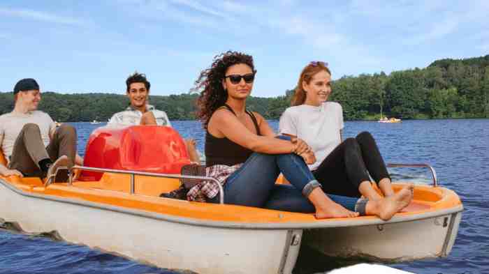 Bootfahren auf dem See