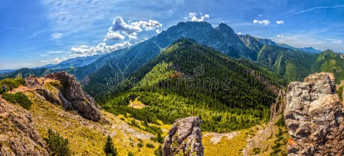 Polen berge tatra hohe palenica waterfall wierch