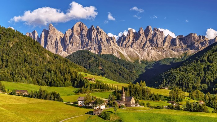 Berge in Italien für Kulturinteressierte