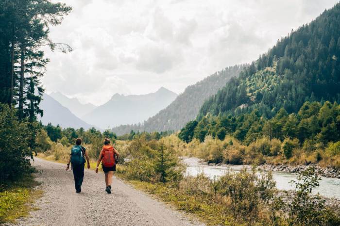 Berge zum Wandern für Anfänger