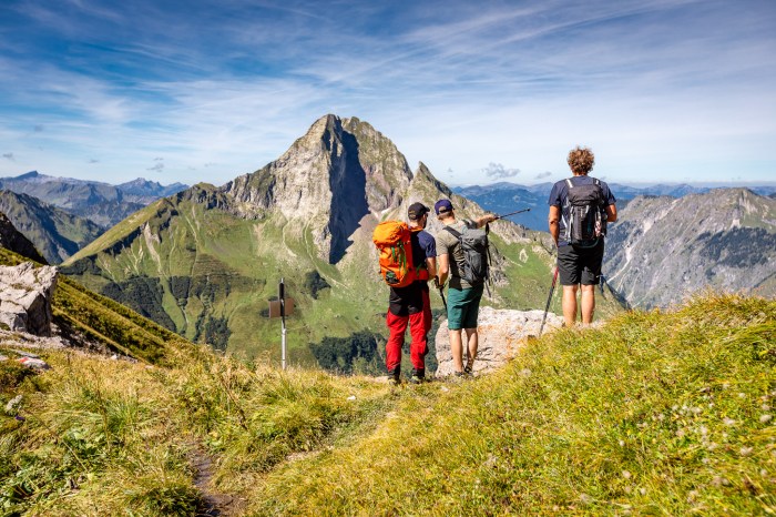 Berge in den Alpen für erfahrene Wanderer